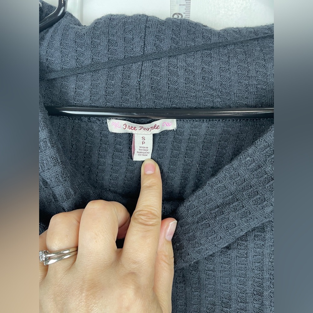 Free People Black Cowl Neck Sweater - Picture 3 of 10